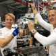 Michael Shcumacher and Nico Rosberg on AMG Plant
