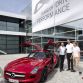 Michael Shcumacher and Nico Rosberg on AMG Plant