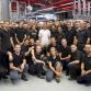 Michael Shcumacher and Nico Rosberg on AMG Plant
