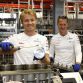 Michael Shcumacher and Nico Rosberg on AMG Plant