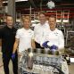 Michael Shcumacher and Nico Rosberg on AMG Plant
