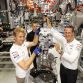 Michael Shcumacher and Nico Rosberg on AMG Plant