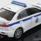 Mitsubishi Lancer EVO X police car miniature (2)