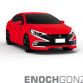 Mitsubishi Lancer rendering 8