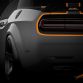 A sneak peak at the Dodge Challenger one of the Mopar-customized vehicles that will debut at the Specialty Equipment Market Association (SEMA) Show, November 3-6 at the Las Vegas Convention Center.