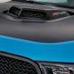 The B5 Blue three-row SUV features a custom-fabricated, functional Shaker Hood — the first-ever for a Dodge Durango.