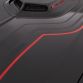 The Shaker hood scoop is accented on top with a black “Shakedown” badge outlined in red, tying in neatly with custom gloss-black and gloss-red stripes.