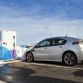 opel ampera at frozen baltic sea