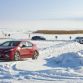 opel ampera at frozen baltic sea