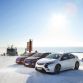 opel ampera at frozen baltic sea