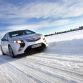 opel ampera at frozen baltic sea
