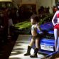 Outcry over young bikini-clad girl models at car show