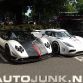 Pagani Zonda Cinque and Koenigsegg Agera at London