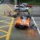 Pagani Zonda crashed