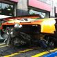 Pagani Zonda crashed