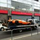 Pagani Zonda crashed