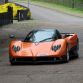 Pagani Zonda crashed