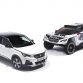 The new Peugeot 3008 DKR from the Team Peugeot Total during a studio photoshoot at Paris, France on August 7, 2016.