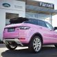 Pink Range Rover Evoque 
