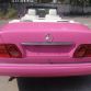 Pink Mercedes E-Class Cabrio