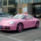 Pink Porsche Cayman in China