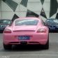 Pink Porsche Cayman in China