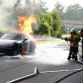 2012 Porsche 911 Cabriolet prototype catches fire