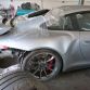Porsche 911 GT3 crashed