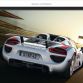 Porsche 918 Spyder brochure leaked