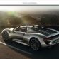 Porsche 918 Spyder brochure leaked