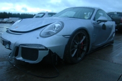 Porsche 991 GT3 Wrecked In UK With Only 80 Miles On The Clock