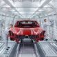 Porsche Panamera G2-Karosse im Ergolux-Tunnel der Lackiererei der Porsche Leipzig GmbH am 23.05.2016