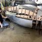 Carlos places panels on the Project Caden fuselage