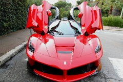 Red and Black LaFerrari in Monaco