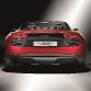 Red Audi e-tron Spyder