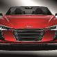 Red Audi e-tron Spyder