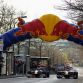 MILTON KEYNES, ENGLAND - DECEMBER 10:  Sebastian Vettel (R) of Germany and Red Bull Racing and Mark Webber (L) of Australia and Red Bull Racing drive thru the town streets while attending the Red Bull Racing Home Run event on December 10, 2011 in Milton Keynes, England.  (Photo by Mark Thompson/Getty Images for Red Bull)