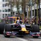 MILTON KEYNES, ENGLAND - DECEMBER 10:  Sebastian Vettel of Germany and Red Bull Racing drives during the Red Bull Racing Home Run event on December 10, 2011 in Milton Keynes, England.  (Photo by Mark Thompson/Getty Images for Red Bull)