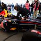 MILTON KEYNES, ENGLAND - DECEMBER 10:  Mark Webber of Australia and Red Bull Racing prepares to drive during the Red Bull Racing Home Run event on December 10, 2011 in Milton Keynes, England.  (Photo by Mark Thompson/Getty Images for Red Bull)