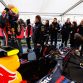 MILTON KEYNES, ENGLAND - DECEMBER 10:  Mark Webber of Australia and Red Bull Racing prepares to drive during the Red Bull Racing Home Run event on December 10, 2011 in Milton Keynes, England.  (Photo by Mark Thompson/Getty Images for Red Bull)