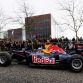 MILTON KEYNES, ENGLAND - DECEMBER 10:  Sebastian Vettel of Germany and Red Bull Racing drives while attending the Red Bull Racing Home Run event on December 10, 2011 in Milton Keynes, England.  (Photo by Mark Thompson/Getty Images for Red Bull)