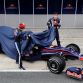 JEREZ DE LA FRONTERA, SPAIN - FEBRUARY 09:  Red Bull Racing F1 team unveil their new car the RB5 with drivers Mark Webber (L) and Sebastian Vettel at the Circuito de Jerez on February 9, 2009 in Jerez de la Frontera, Spain.  (Photo by Jasper Juinen/Getty Images) *** Local Caption *** Mark Webber;Sebastian Vettel