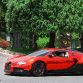Red chrome Bugatti Veyron