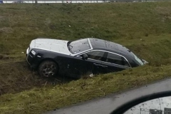 Rolls-Royce Ghost crashed