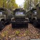 Russian military vehicles found in the woods