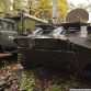 Russian military vehicles found in the woods