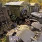 Russian military vehicles found in the woods