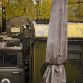 Russian military vehicles found in the woods