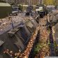 Russian military vehicles found in the woods