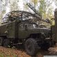 Russian military vehicles found in the woods